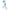 Tweezerman Wimperkruller klassiek bell bottom blue 1.00 Stuks