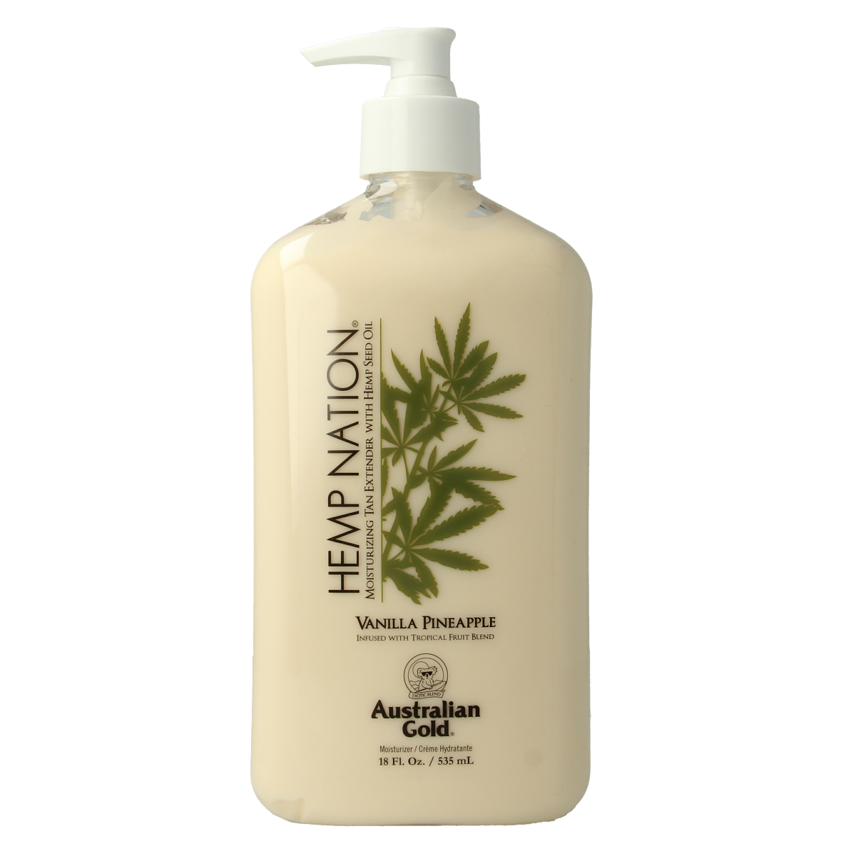 Australian Gold Hemp nation tan extender vanilla pineapple 535.00 Milliliter