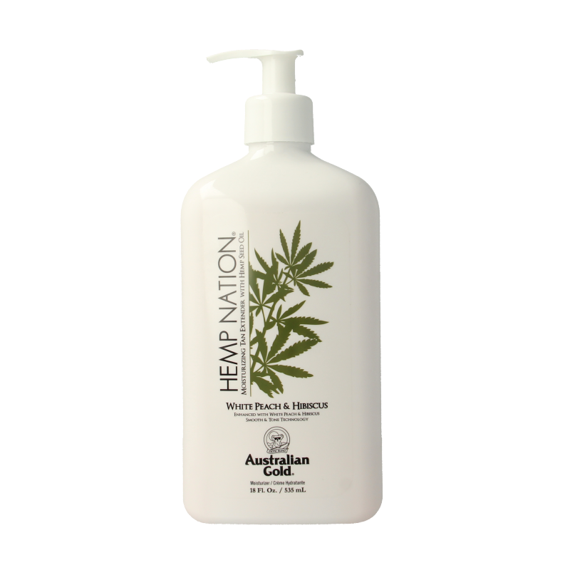 Australian Gold Hemp nation tan extender white peach hibiscus 535 Milliliter