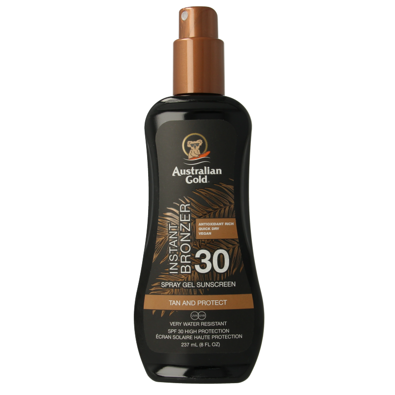 Australian Gold Spray gel bronzer SPF30 237 Milliliter