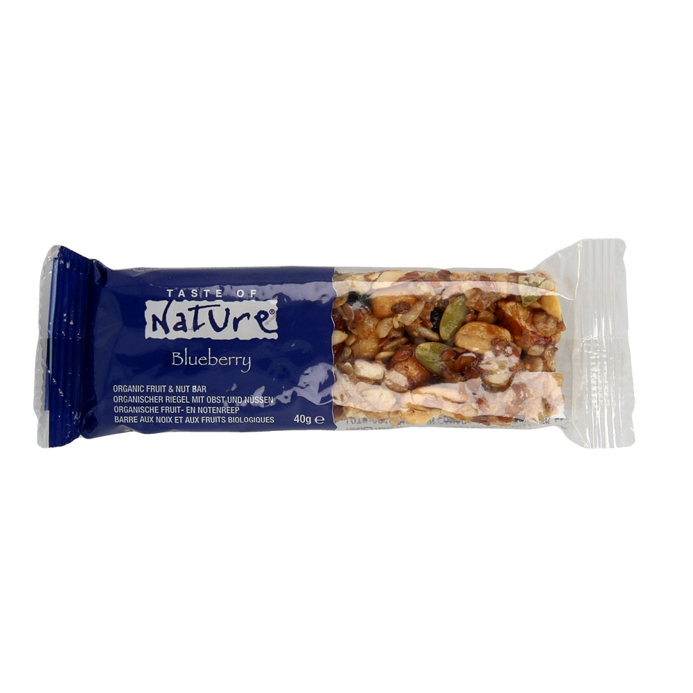 Taste Of Nature Blueberry granenreep bio 40.00 Gram