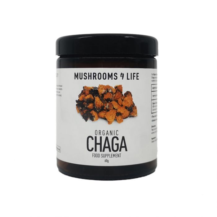 Mushrooms for Life Chaga poeder bio 60 Gram