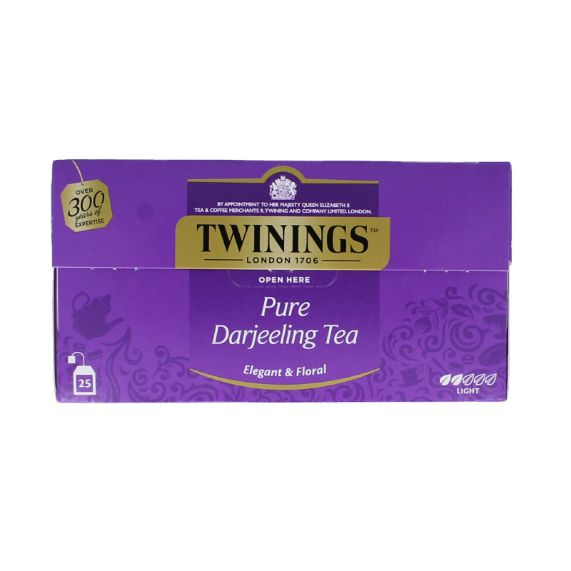 Twinings Darjeeling thee 25 Zakjes