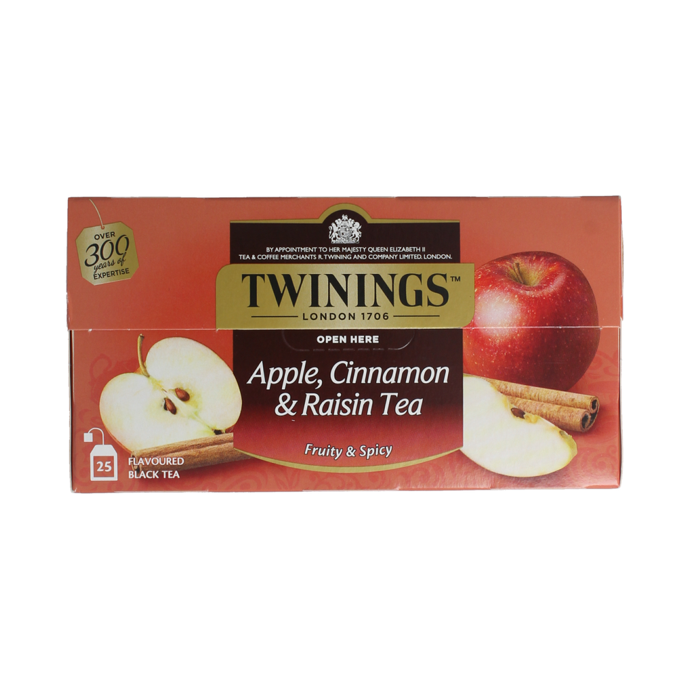 Twinings Apple cinnamon raisin 25.00 Zakjes