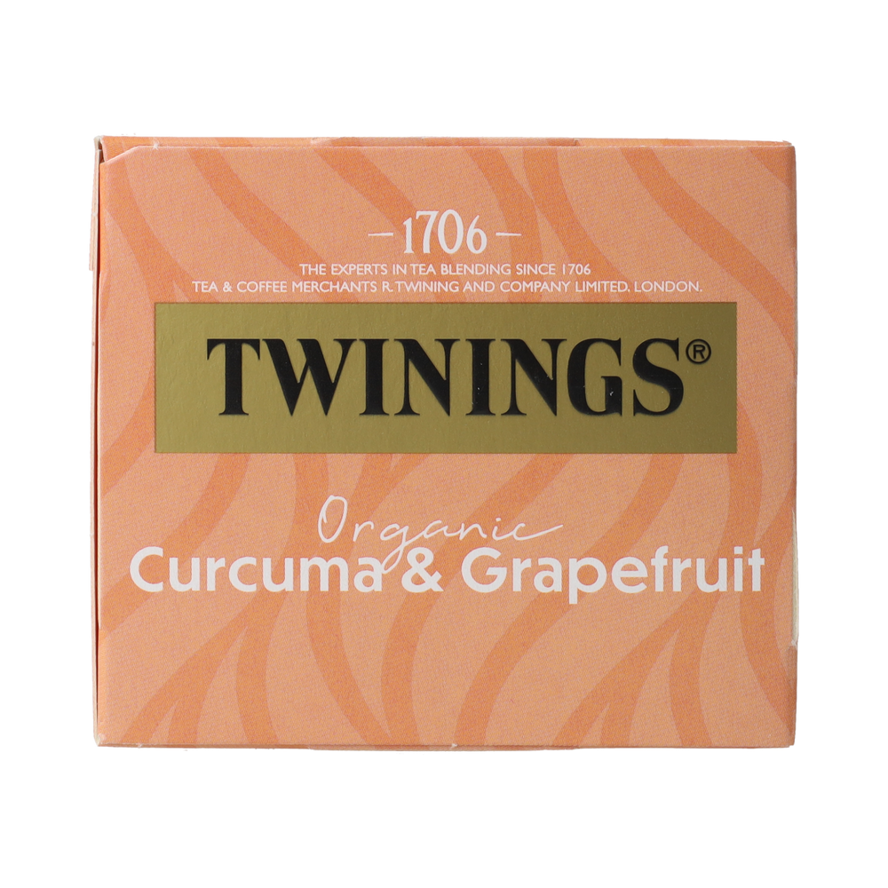 Twinings Curcuma & grapefruit bio 20.00 Zakjes