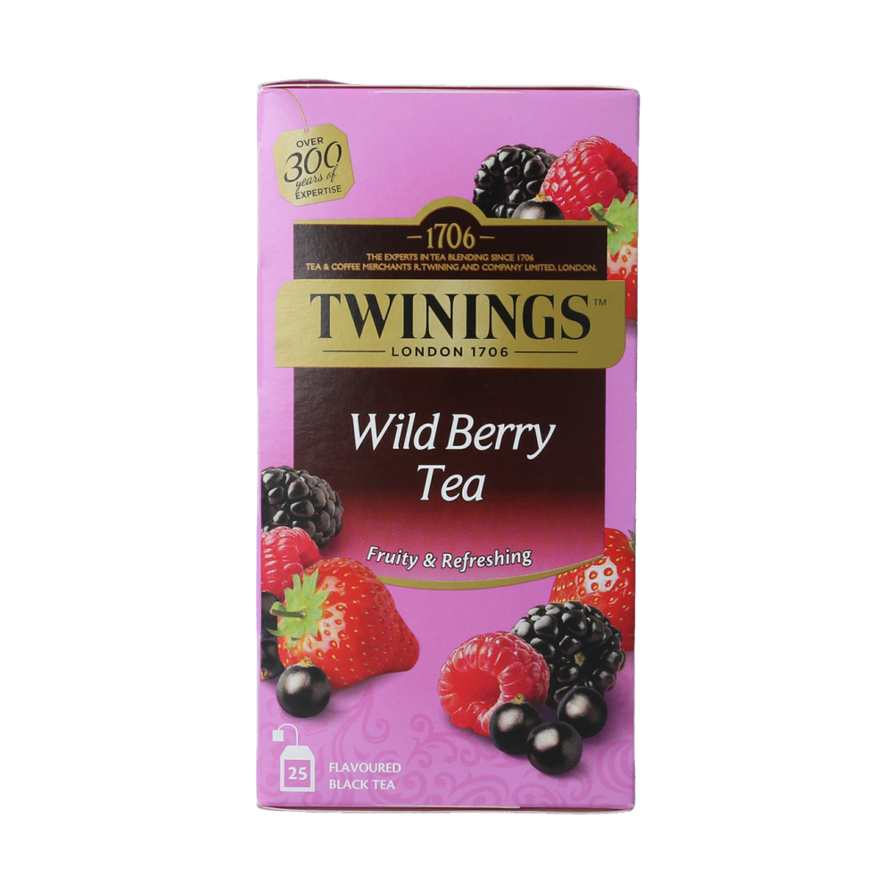 Twinings Wildberry tea 25.00 Zakjes