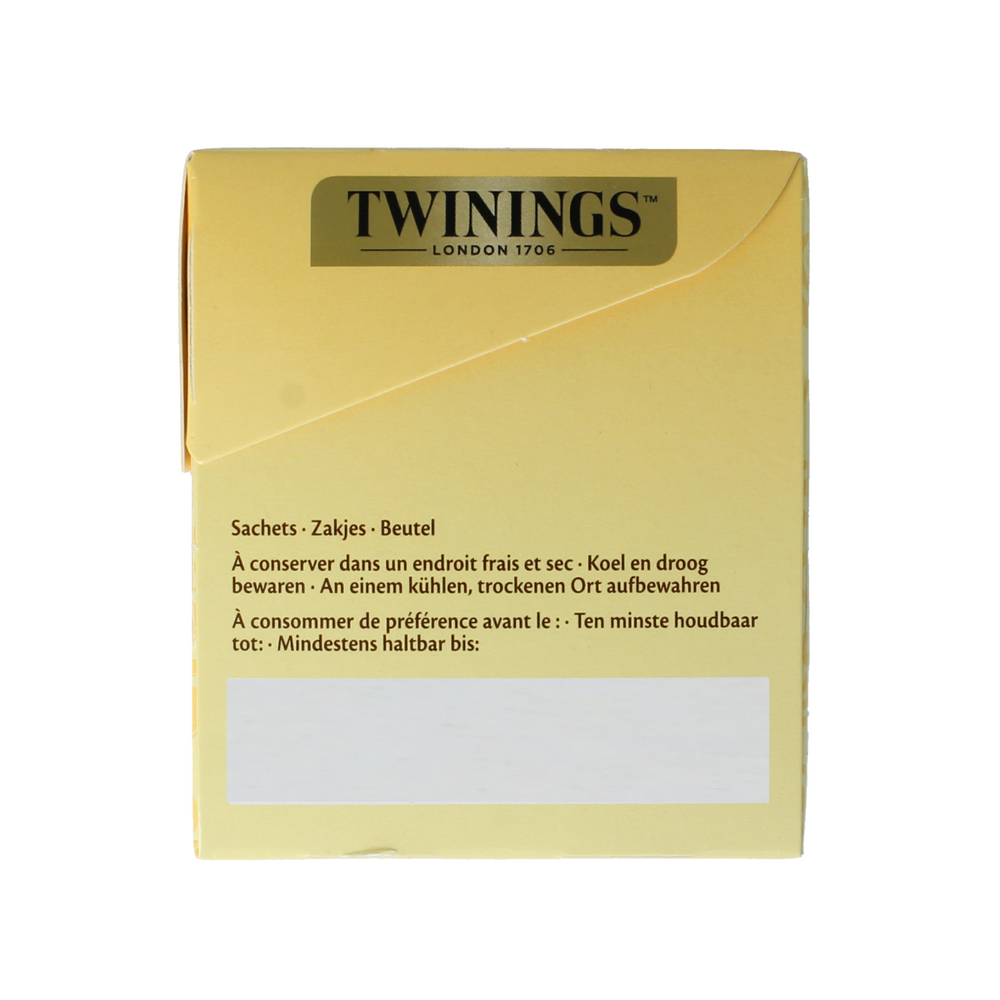 Twinings Earl grey decaf envelop zwart 25.00 Zakjes