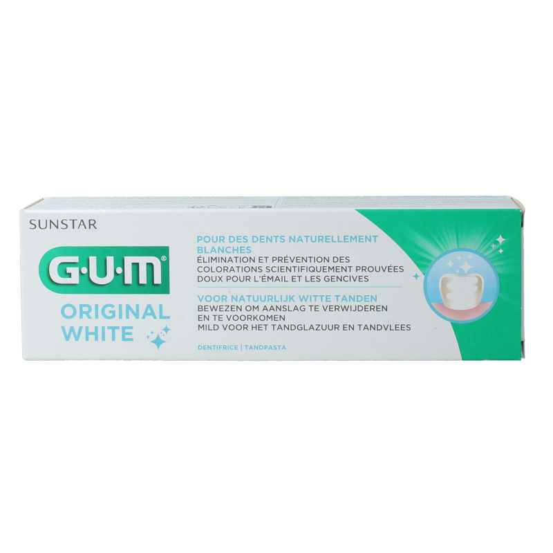 GUM Original white tandpasta 75 Milliliter