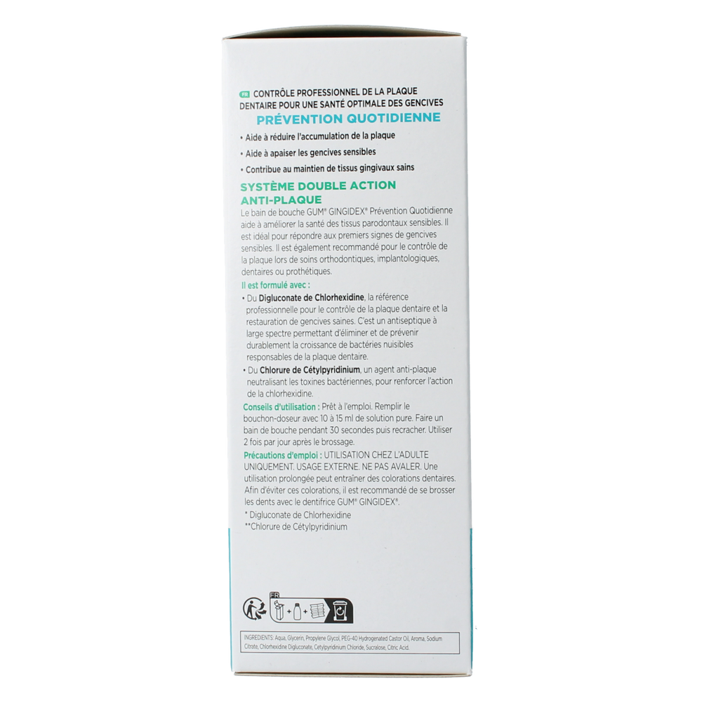 GUM Gingidex mondspoelmiddel 300.00 Milliliter