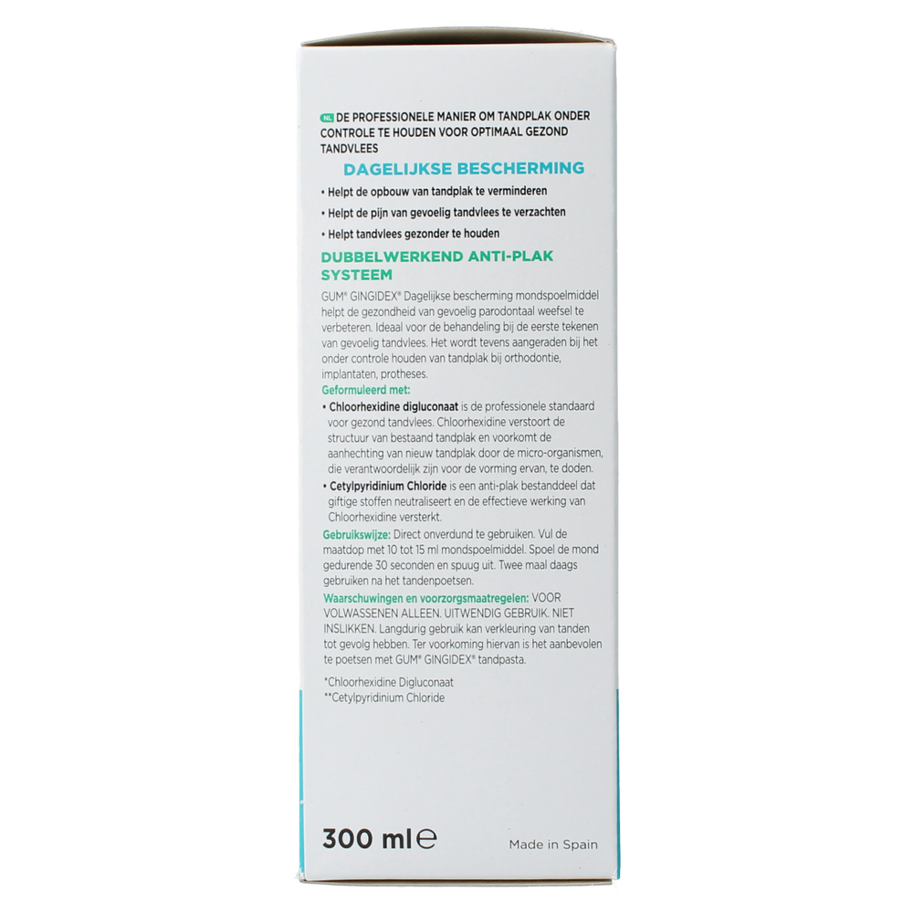 GUM Gingidex mondspoelmiddel 300.00 Milliliter