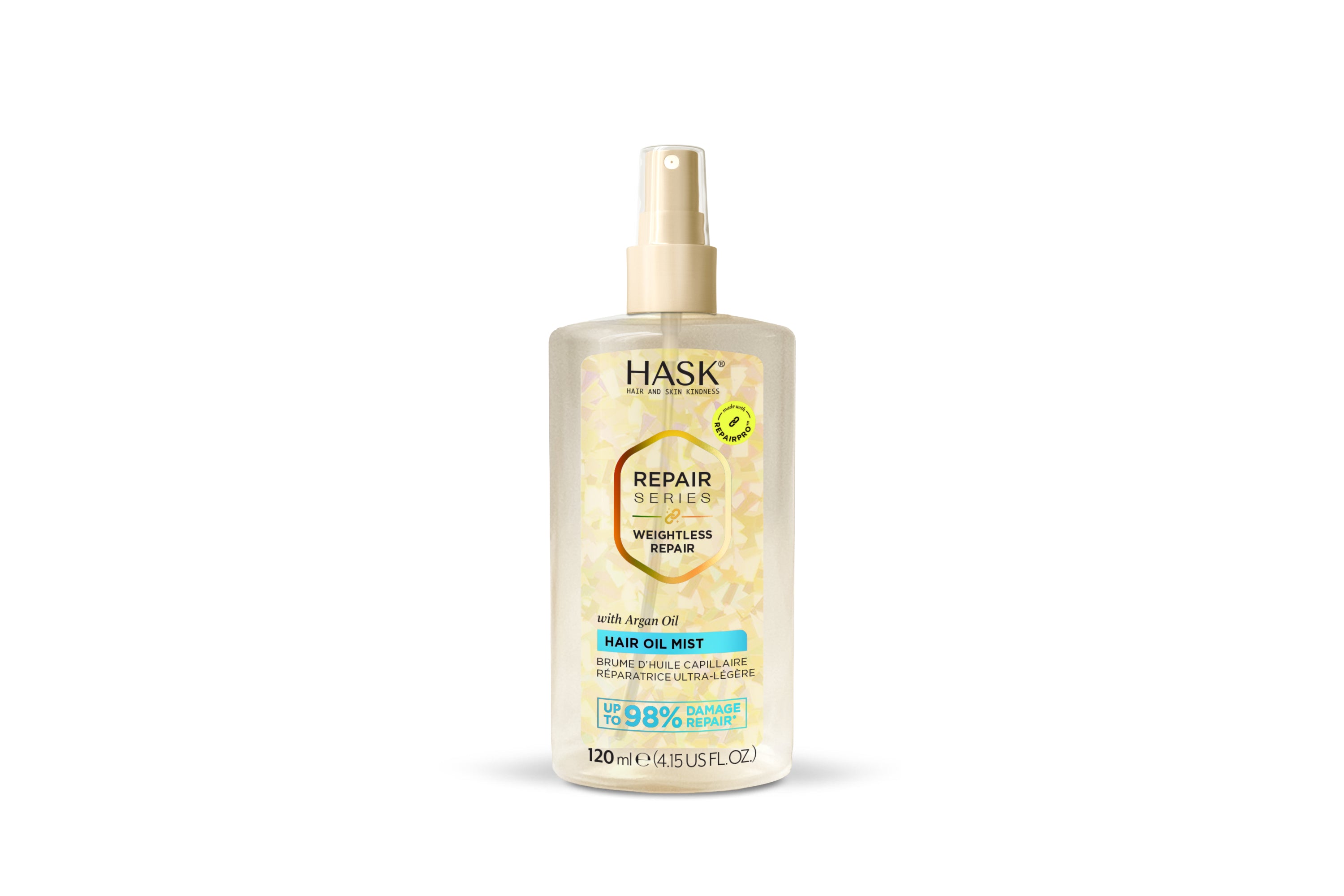 HASK Weightless repair hair oil mist 120 Milliliter