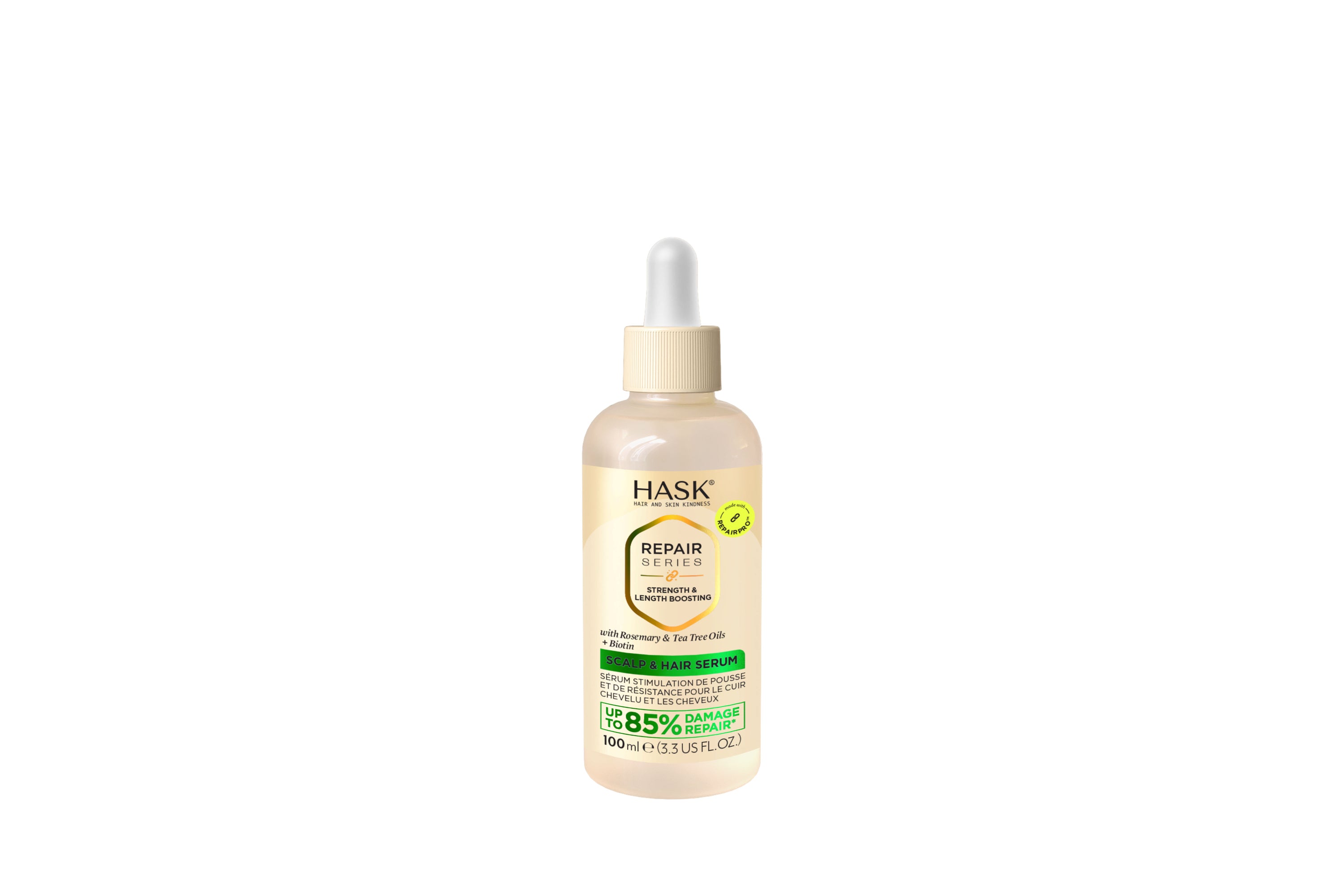 HASK Repair strength & length boost scalp & hair serum 100 Milliliter