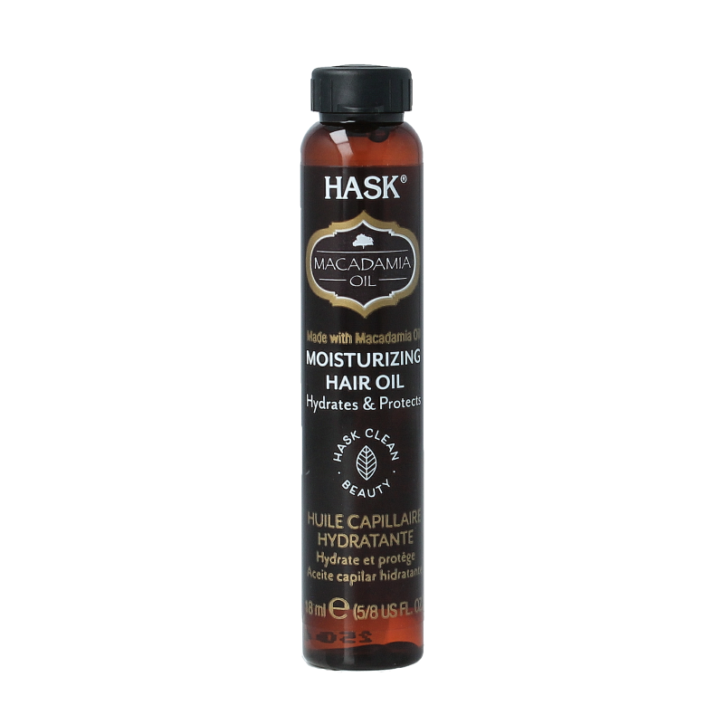 HASK Macadamia oil moisturising shine oil 18 Milliliter