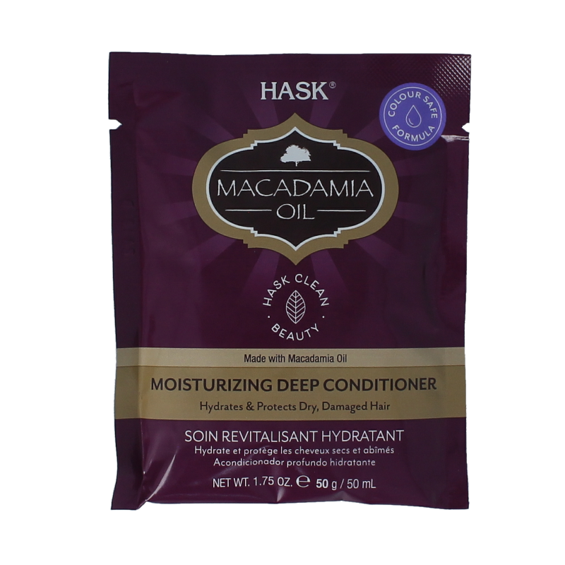 HASK Conditioner moist deep macadamia oil 50 Milliliter