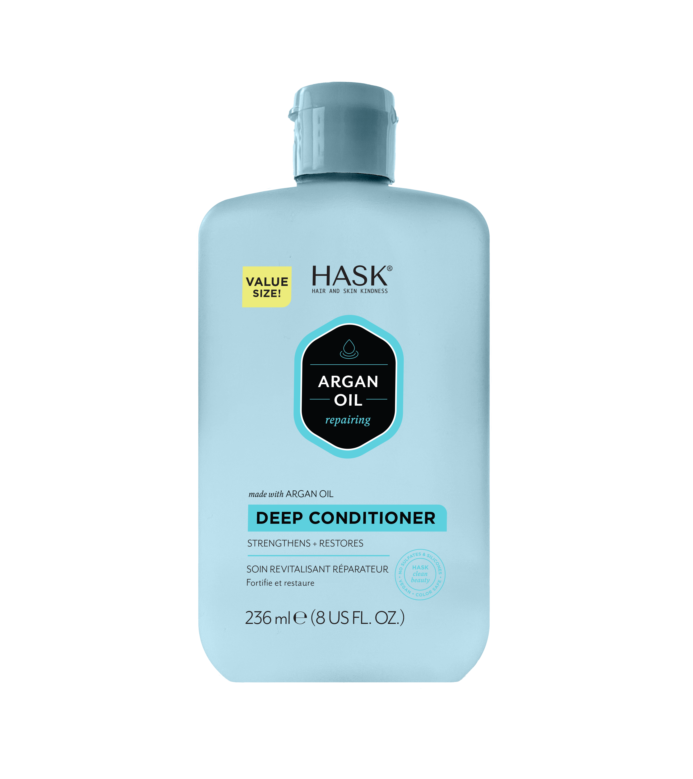 HASK Argan oil repairing deep conditioner 236 Milliliter