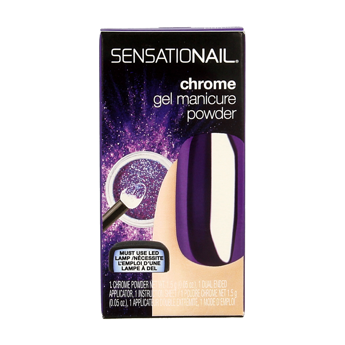 Sensationail Chrome powder purple 1.50 Gram