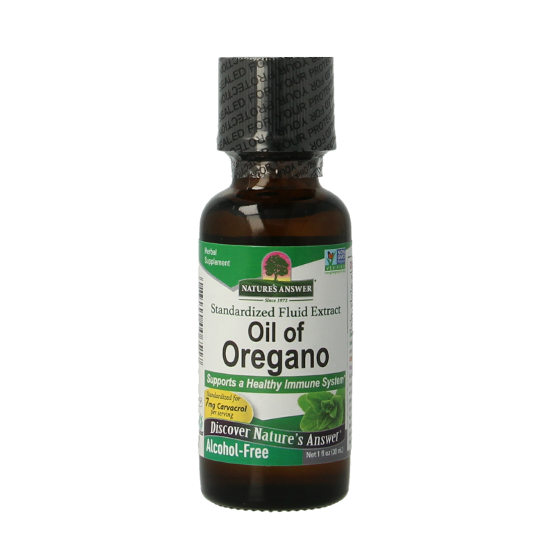Natures Answer Oregano olie - 50% carvacrol 30 Milliliter