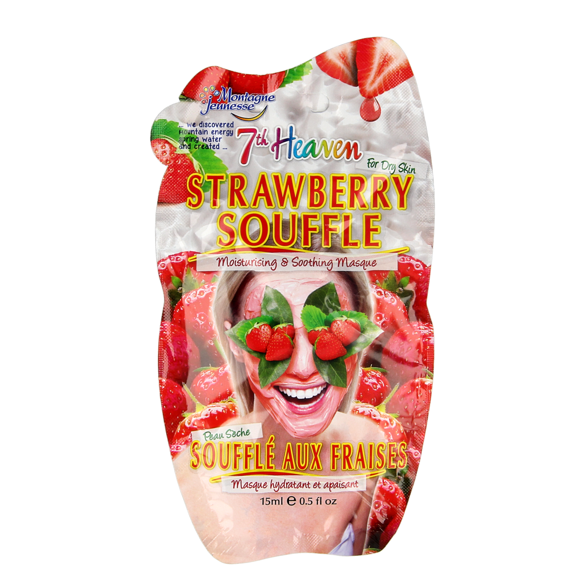 Montagne 7th Heaven gezichtsmasker strawberry souffle 15.00 Milliliter
