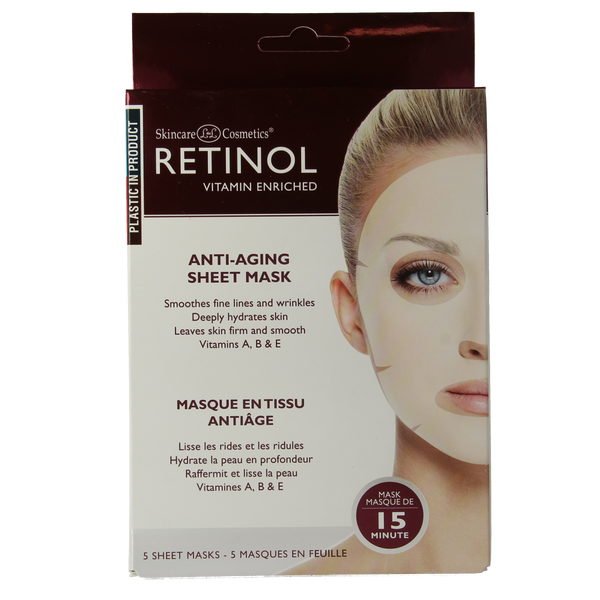 Retinol Anti-aging sheet mask 5.00 Stuks