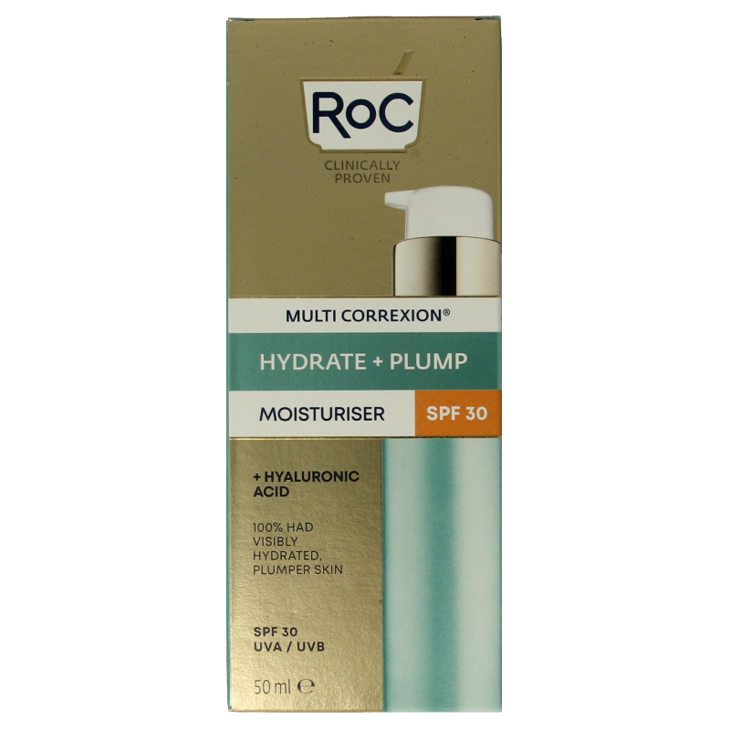 ROC Multi correxion hydrate+plump moisturiser SPF30 50 Milliliter