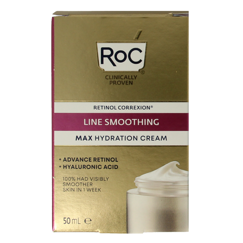 ROC Retinol correxion line smoothing max hydration 50 Milliliter