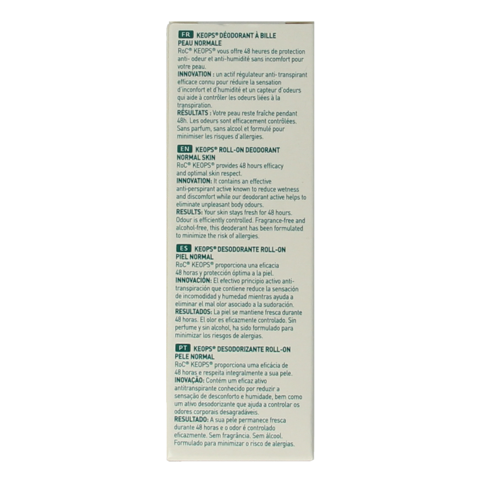 ROC Keops deodorant roll on 30.00 Milliliter
