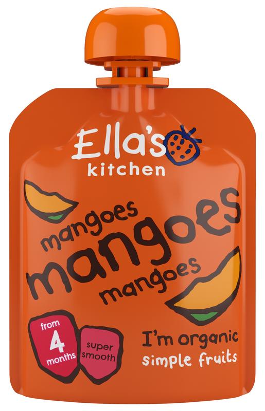 Ella's Kitchen Mango knijpzakje 4+ maanden bio 70.00 Gram