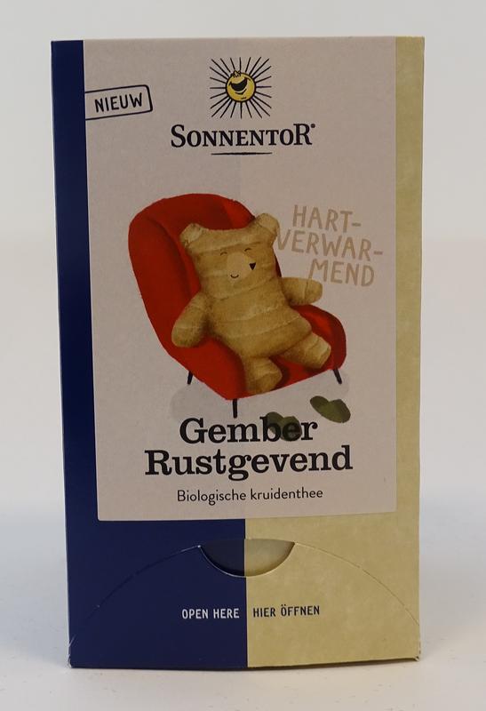 Sonnentor Gember rustgevende thee bio 18.00 Zakjes