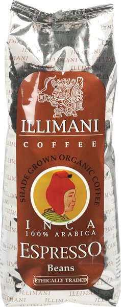 Illimani Inca espresso bonen bio 1 Kilogram