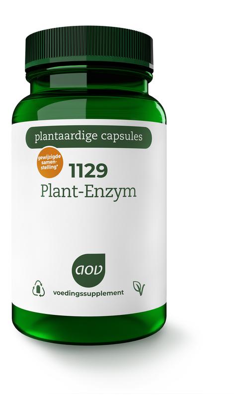 AOV 1129 Plant enzym 60 Vegetarische capsules