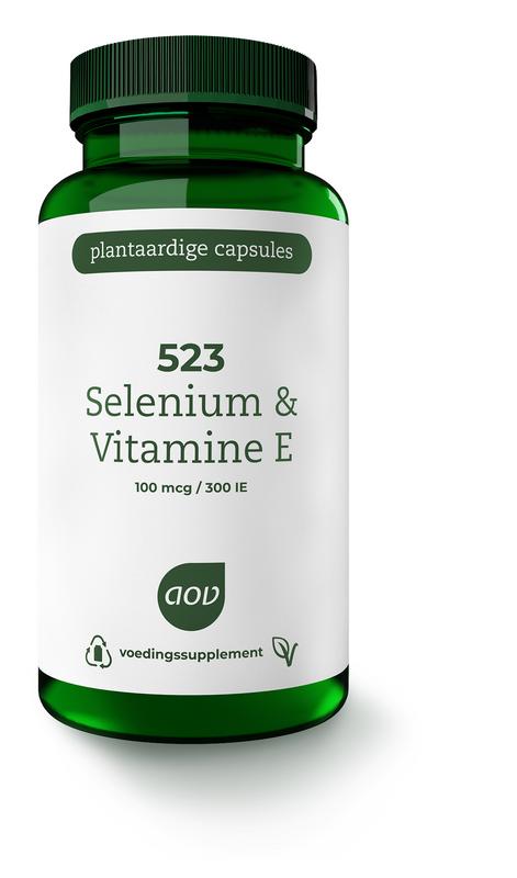 AOV 523 Selenium & vitamine E 60.00 Vegetarische capsules