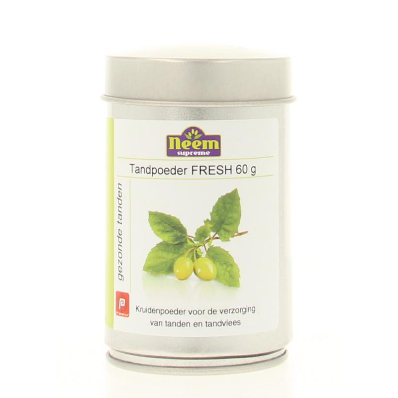 Holisan Supreme tandpoeder fresh 60.00 Gram