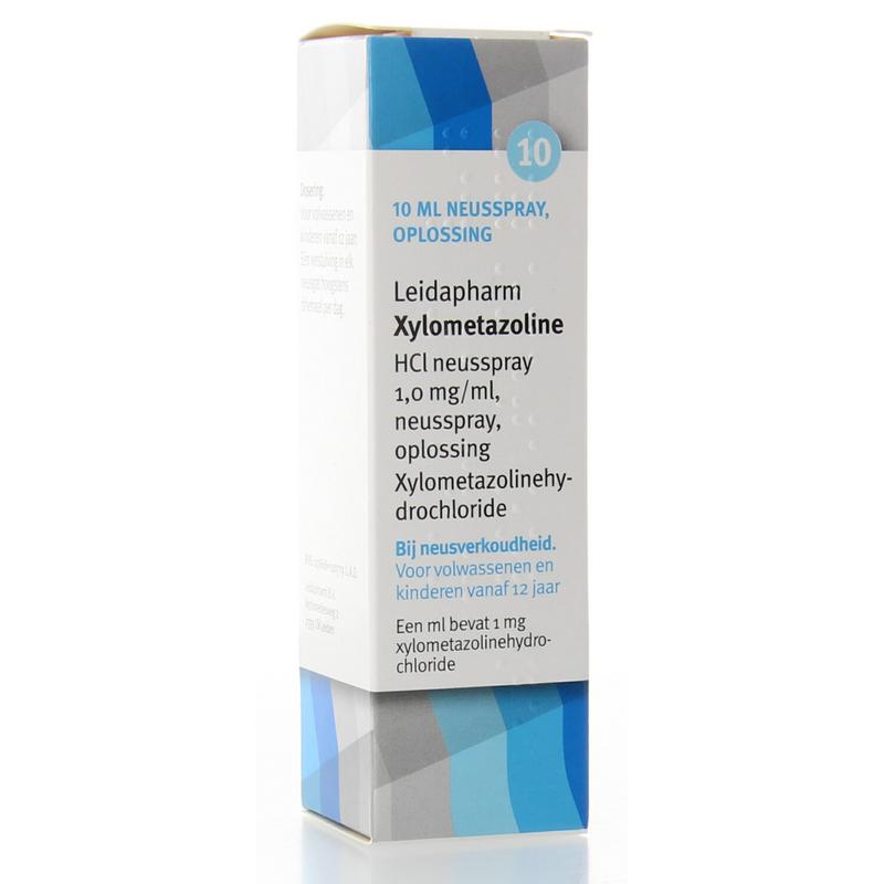 Leidapharm Xylometazoline hcl neusspray 1mg/ml  10.00 Milliliter