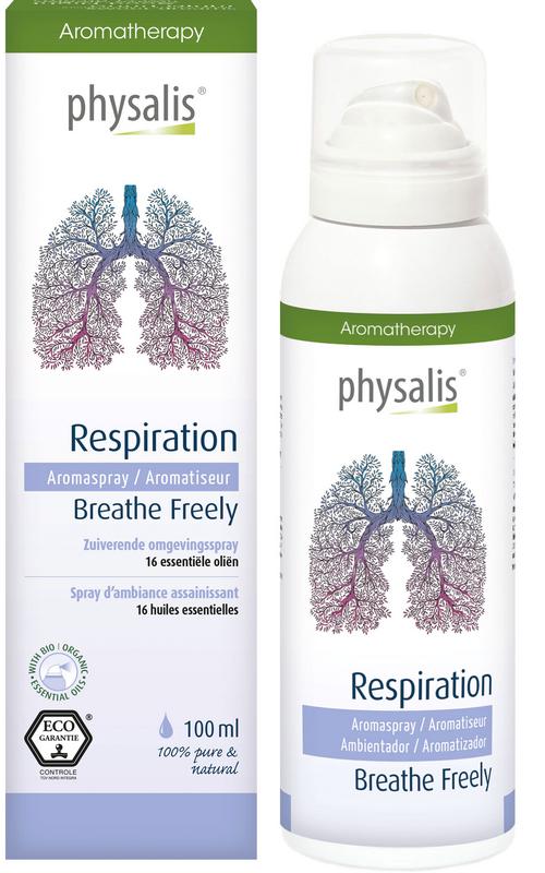 Physalis Aromaspray respiration bio 100 Milliliter