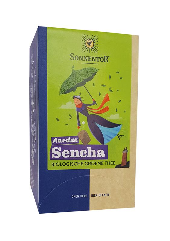 Sonnentor Aardse sencha thee bio 18 Stuks