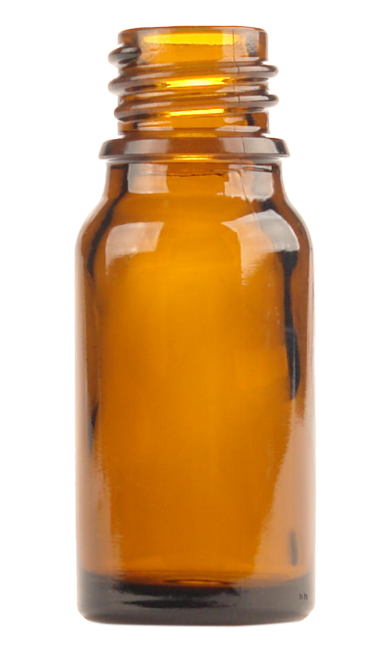 Helios Holland Flesje glas 10ml amber 10.00 Stuks