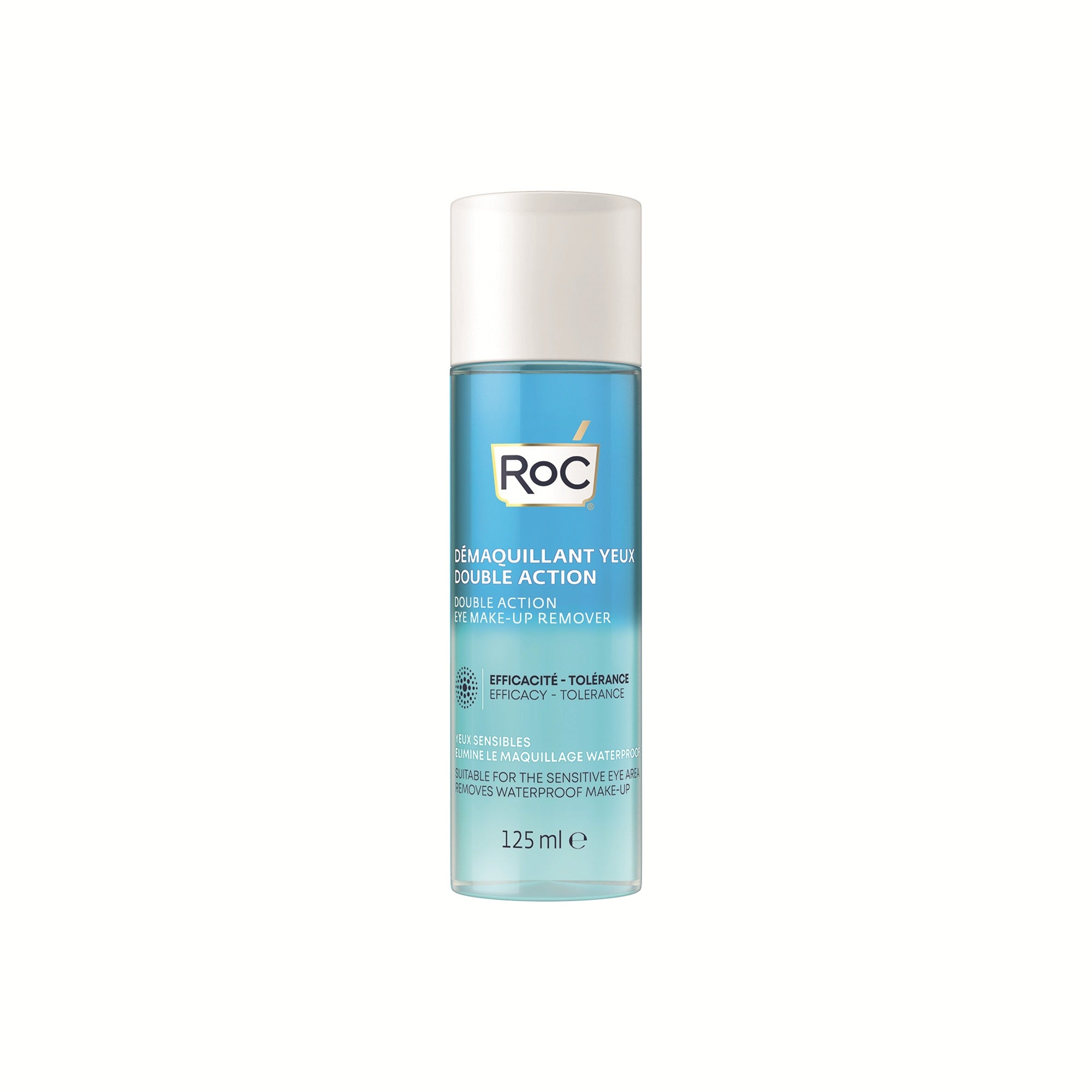 ROC Double action eye makeup remover 125.00 Milliliter