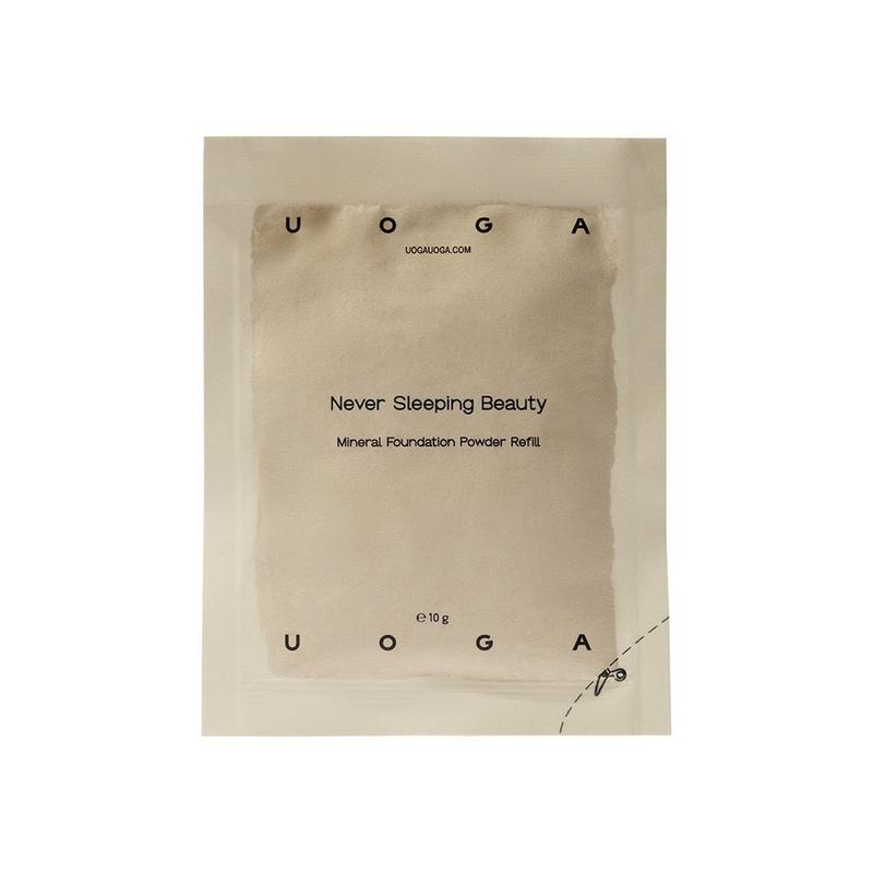 Uoga Uoga Foundation powders never sleeping beauty refill 10 Gram