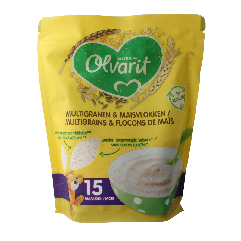 Olvarit Multigranen & maisvlokken 15M+ 200 Gram