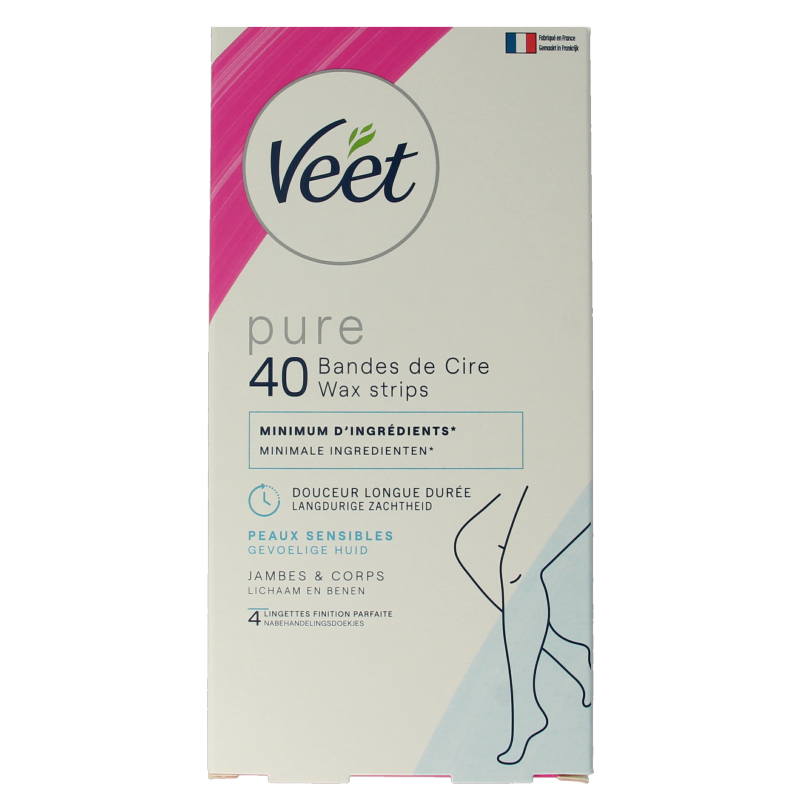 Veet Minima waxstrip benen 40 Stuks