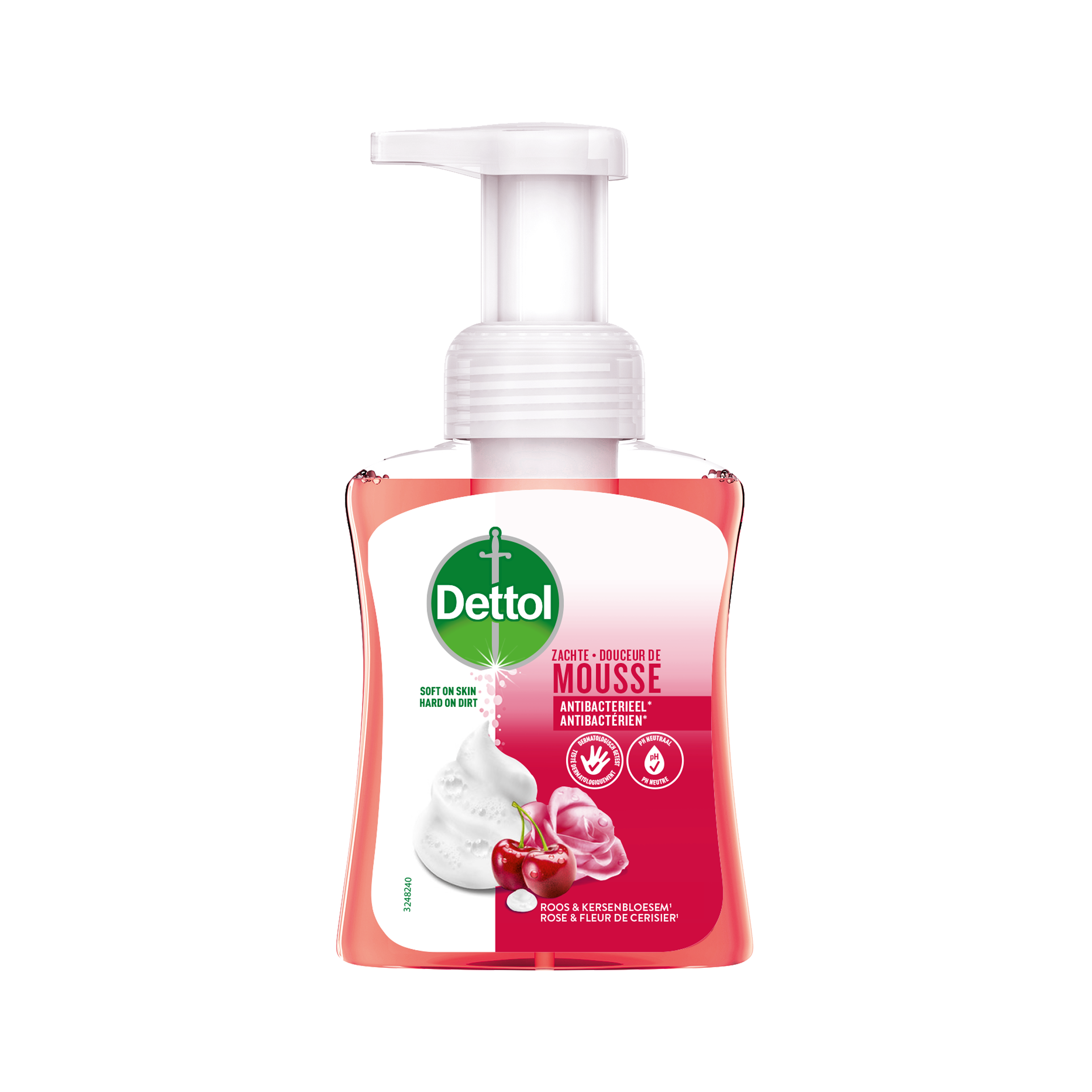 Dettol Mousse rose & cherryblossom 250 Milliliter