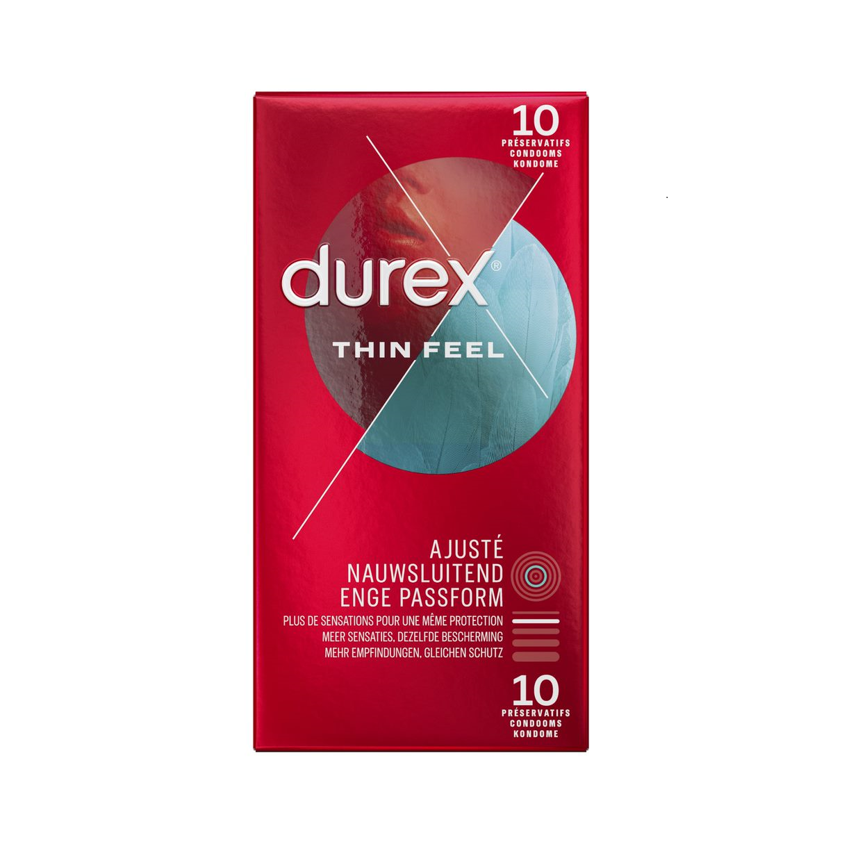 Durex Thin feel close fit 10 Stuks