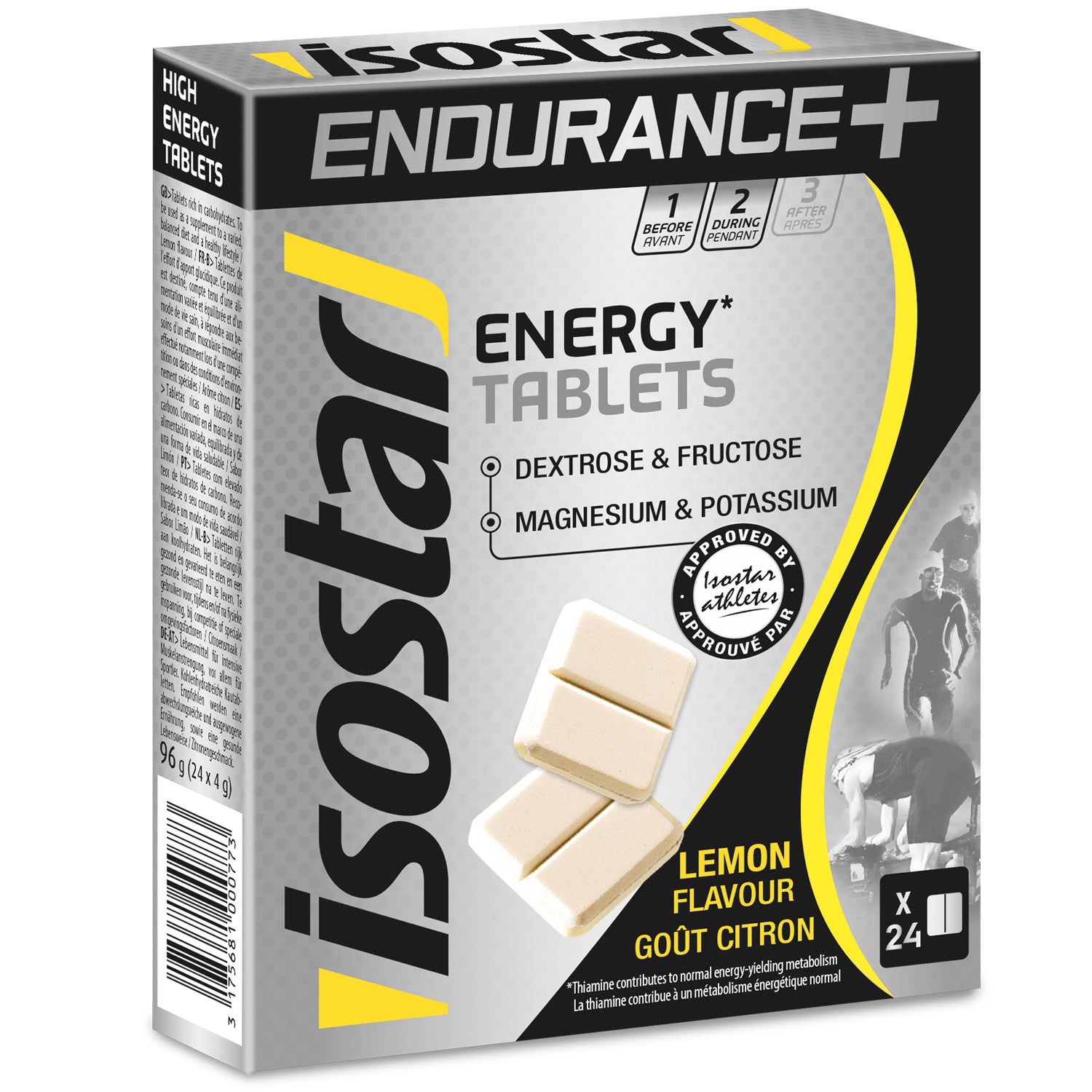 Isostar Endurance+ energy tablets lemon 96 Gram