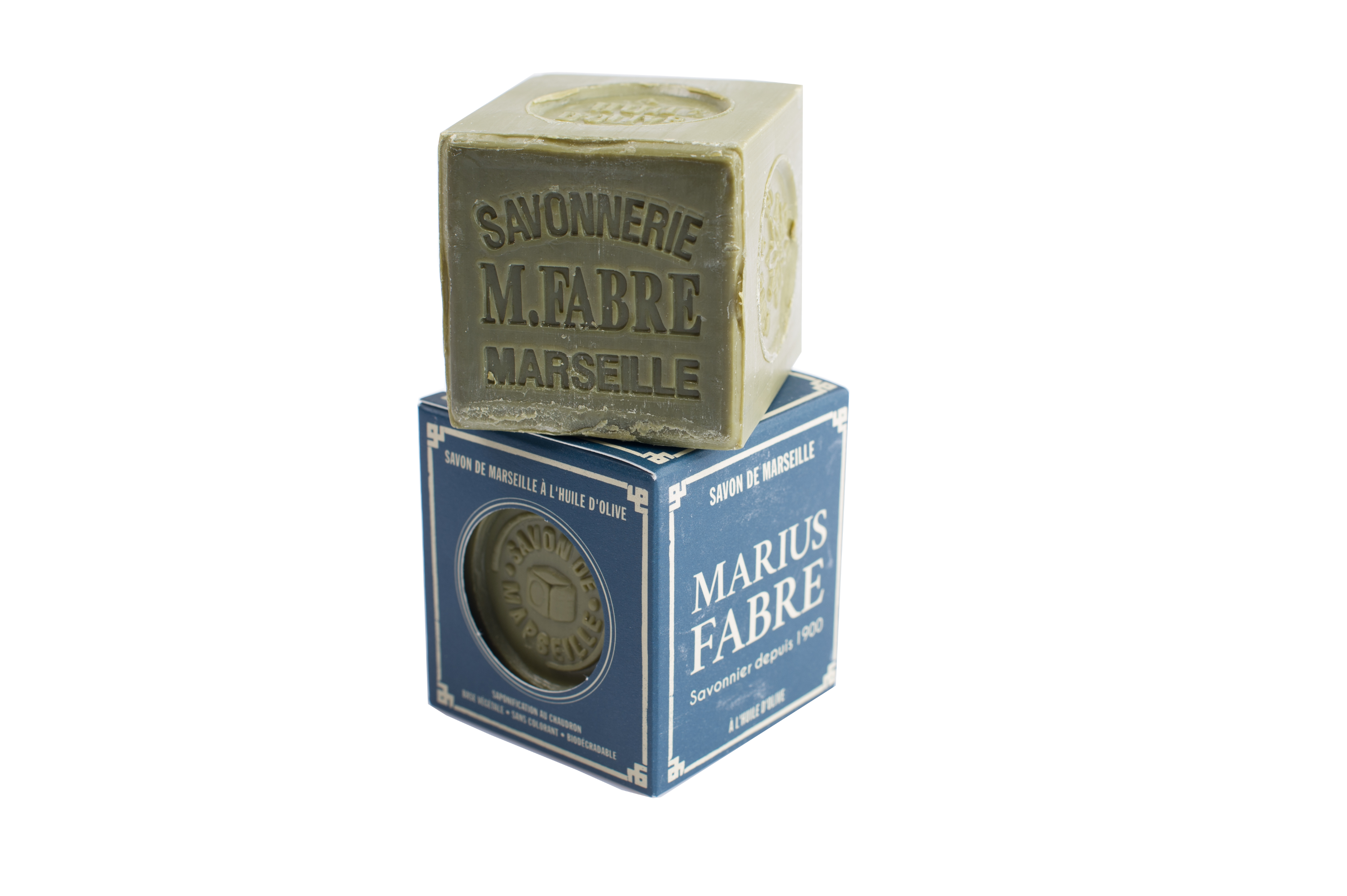 Marius Fabre Savon marseille zeep in doos olijf 200.00 Gram