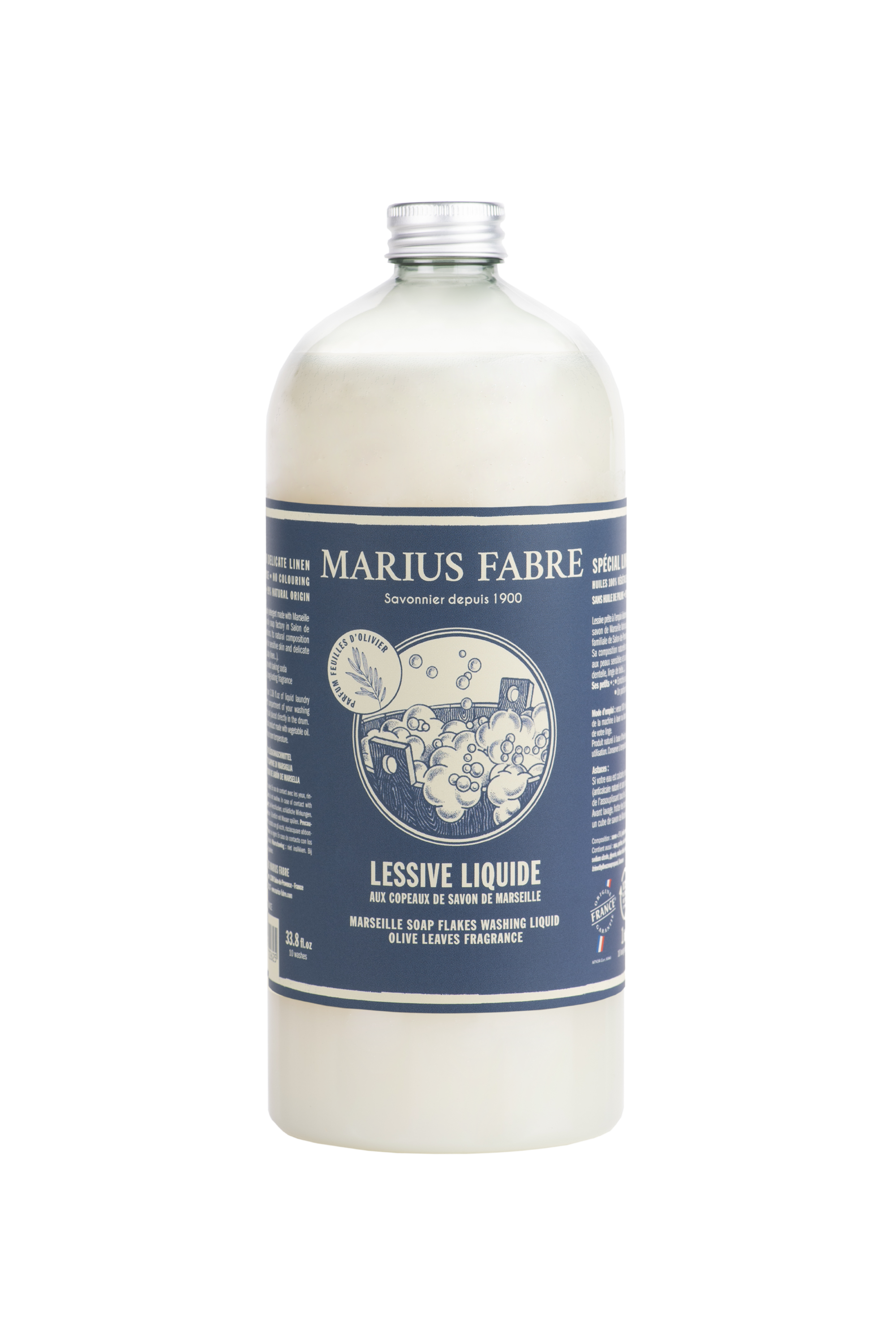 Marius Fabre Savon Marseille zeepvlokwasmiddel olijfblad parfum 1.00 Liter