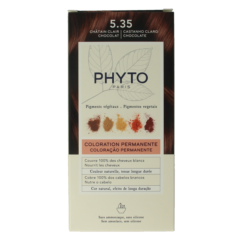 Phyto Paris Phytocolor collection 5.35 chatain clair chocolat 1 Stuks