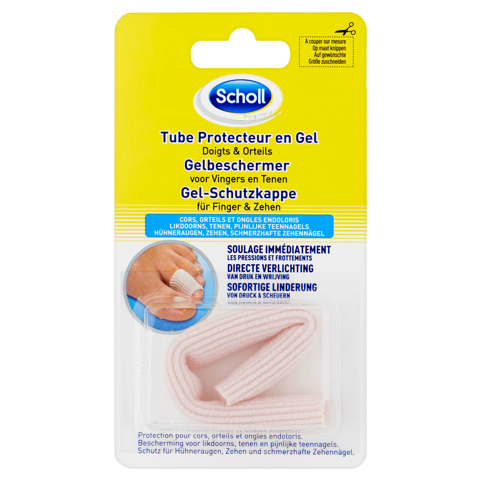 Scholl Gelbeschermer vinger/teen 1.00 Stuks