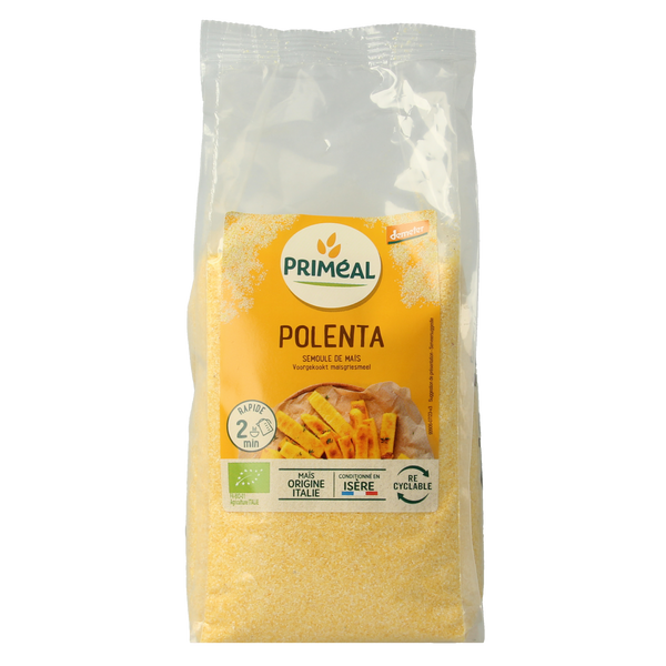 Primeal Polenta voorgekookte maisgriesmeel bio 500.00 Gram
