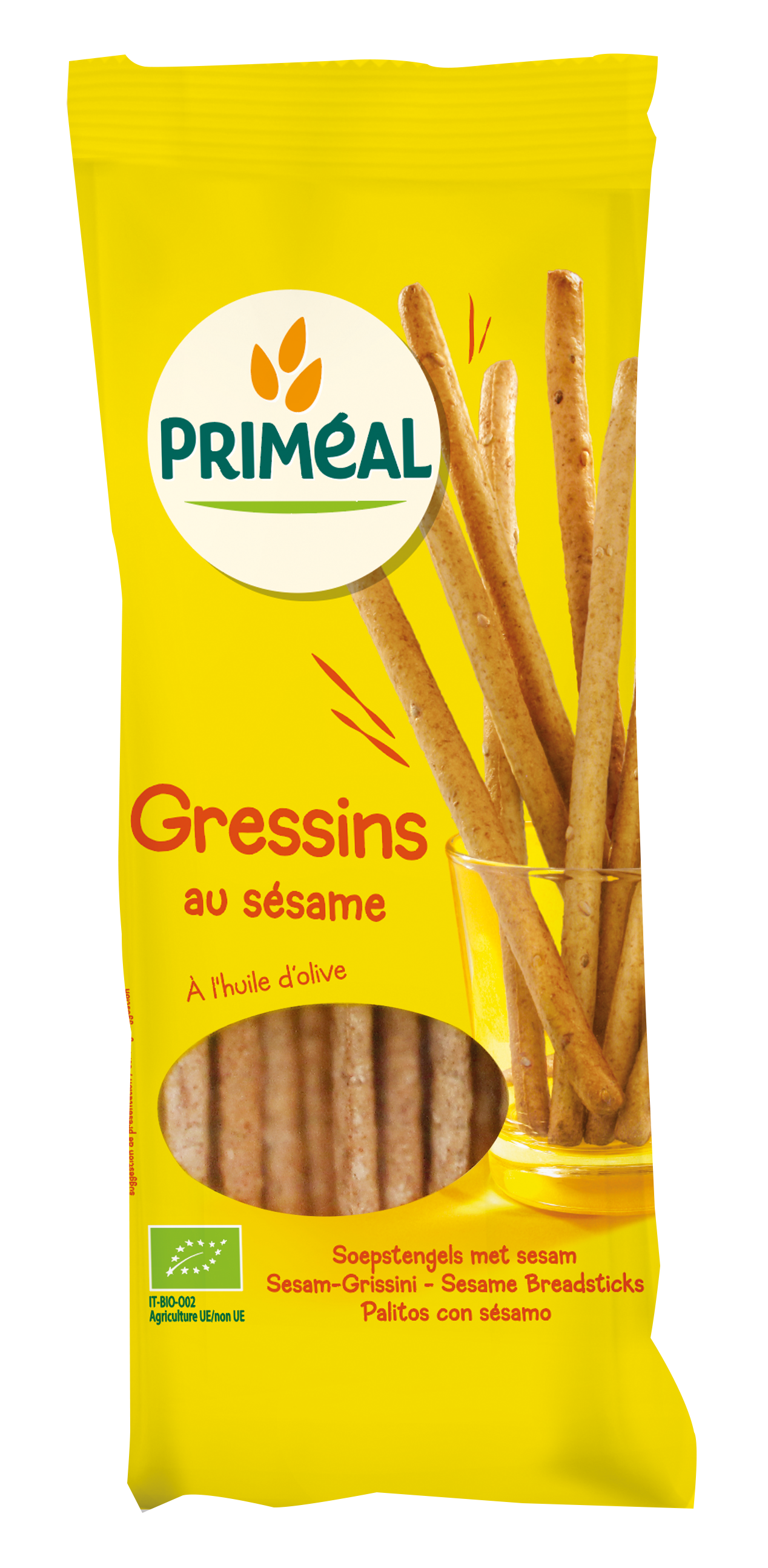 Primeal Soepstengels sesam bio 120.00 Gram