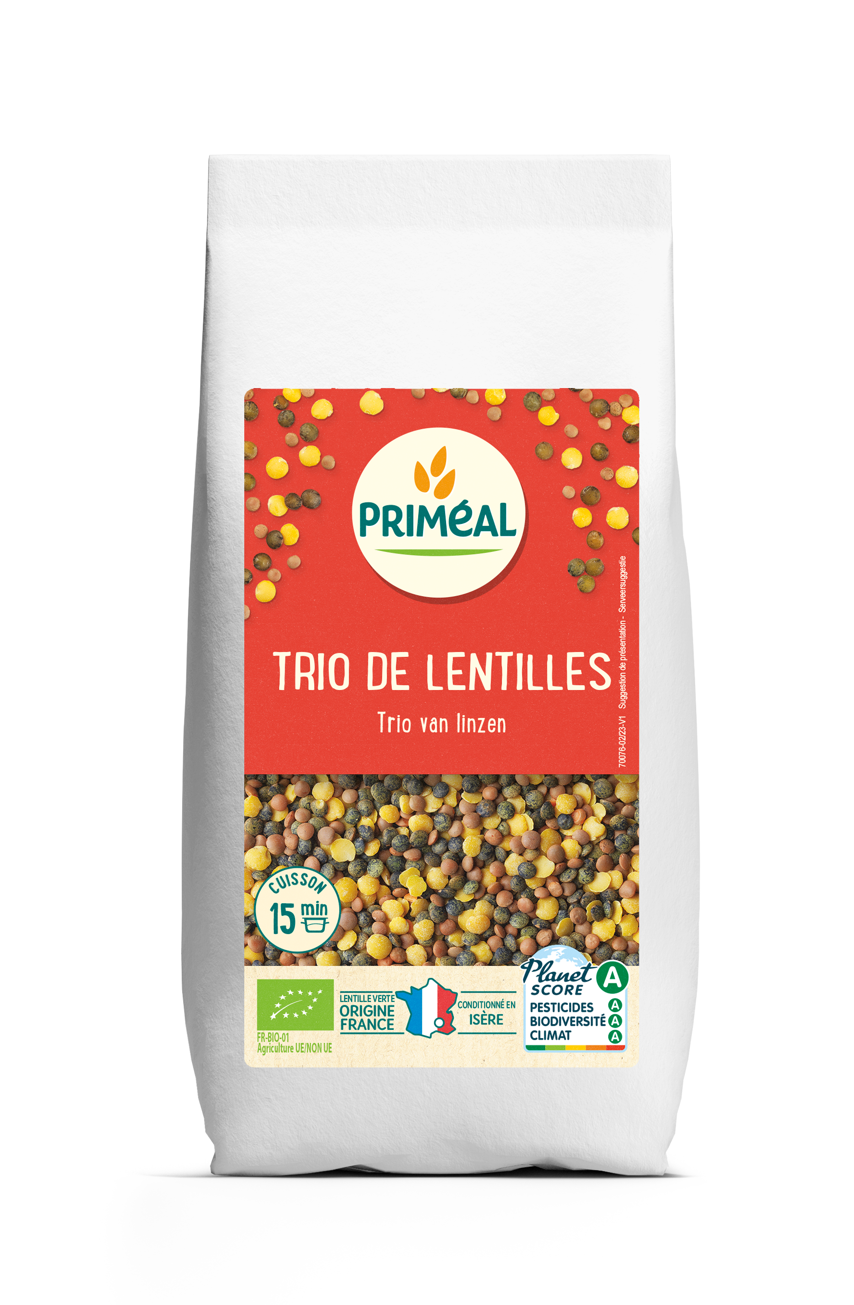 Primeal Linzen trio bio 500 Gram